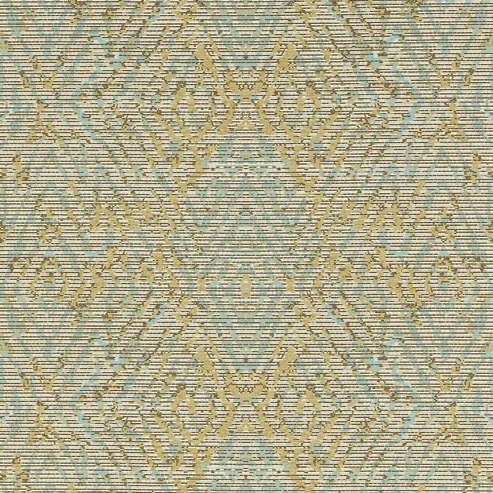 Hansha Damask Wallpaper 113212 by Harlequin in Buttermilk Sky